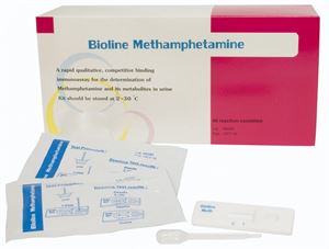 Picture of ชุดตรวจยาบ้าและยาไอซ์แบบตลับ (Bioline Methamphetamine Card 40T)